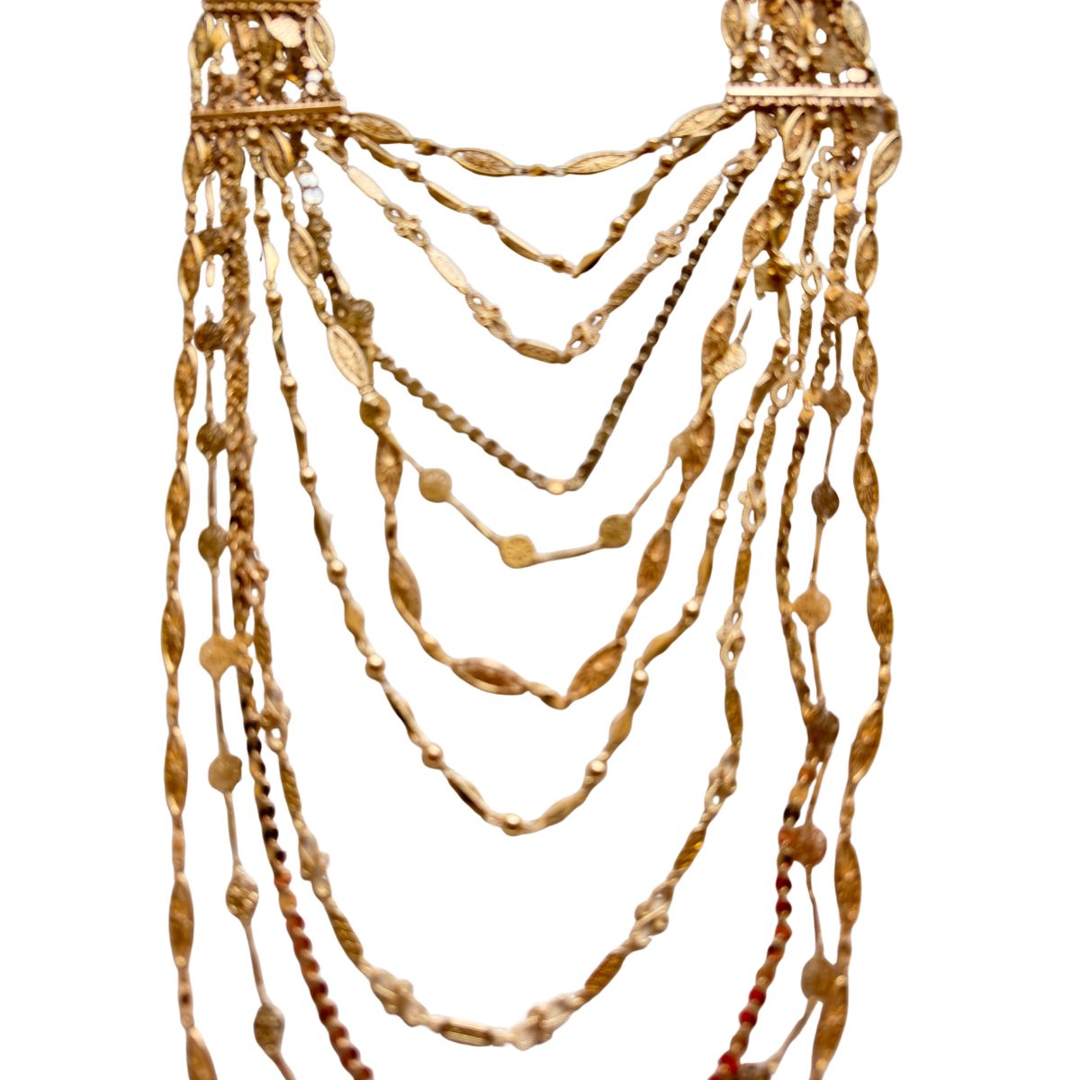 BCBGMAXAZRIA Gold Layered Necklace