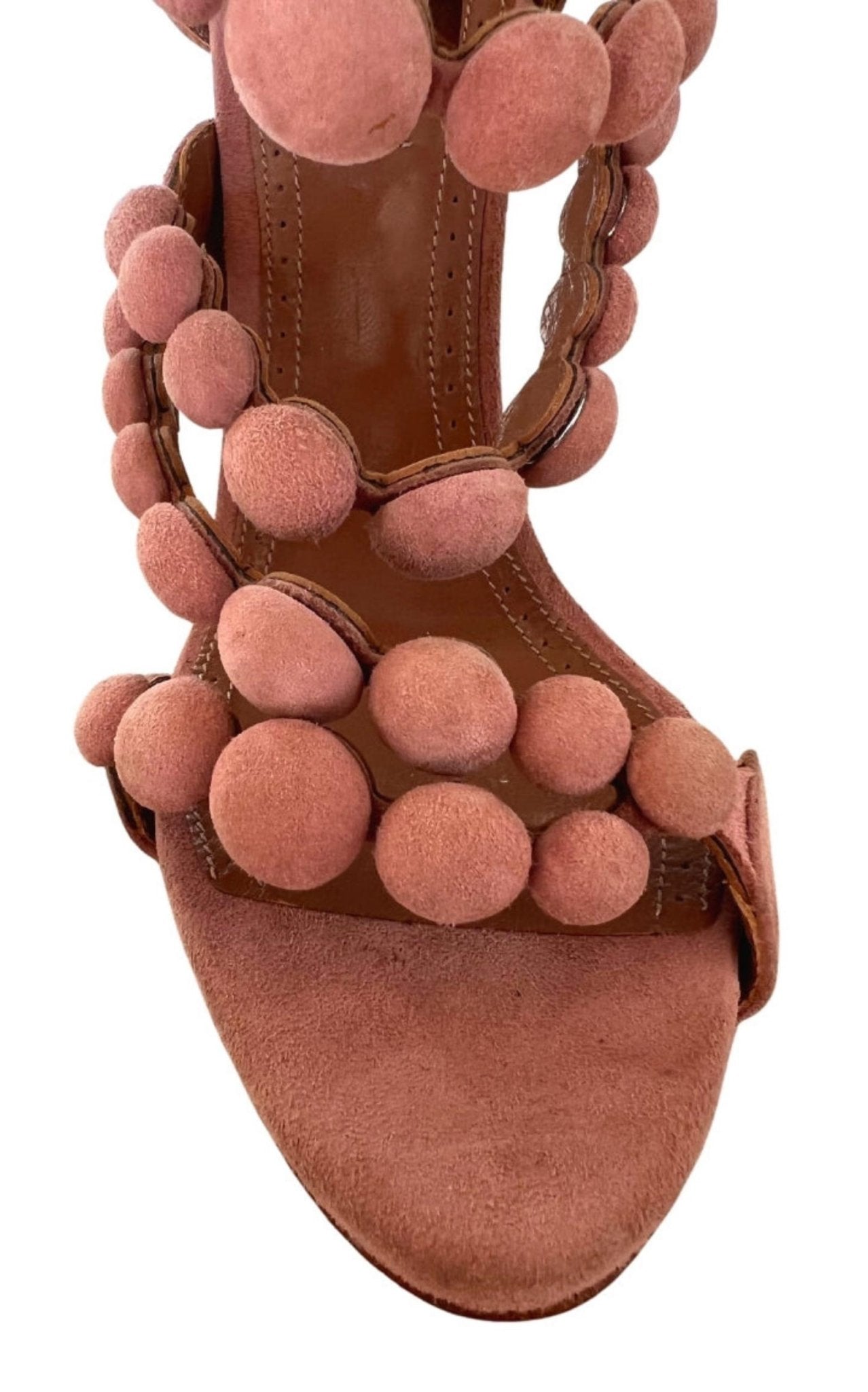 Alaïa Bombe Suede High Heel Sandals - Runway Catalog