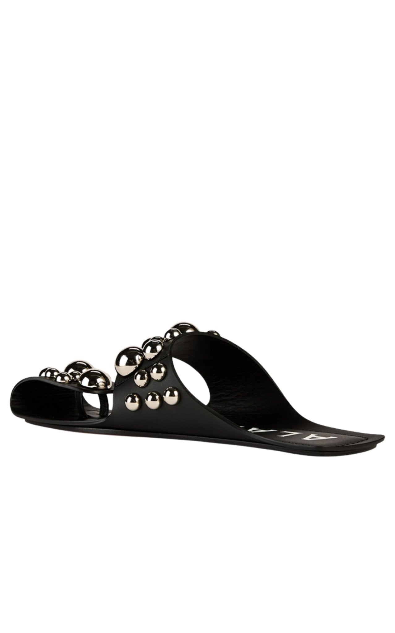 Alaïa Folded Embellished Leather Sandals - Runway Catalog
