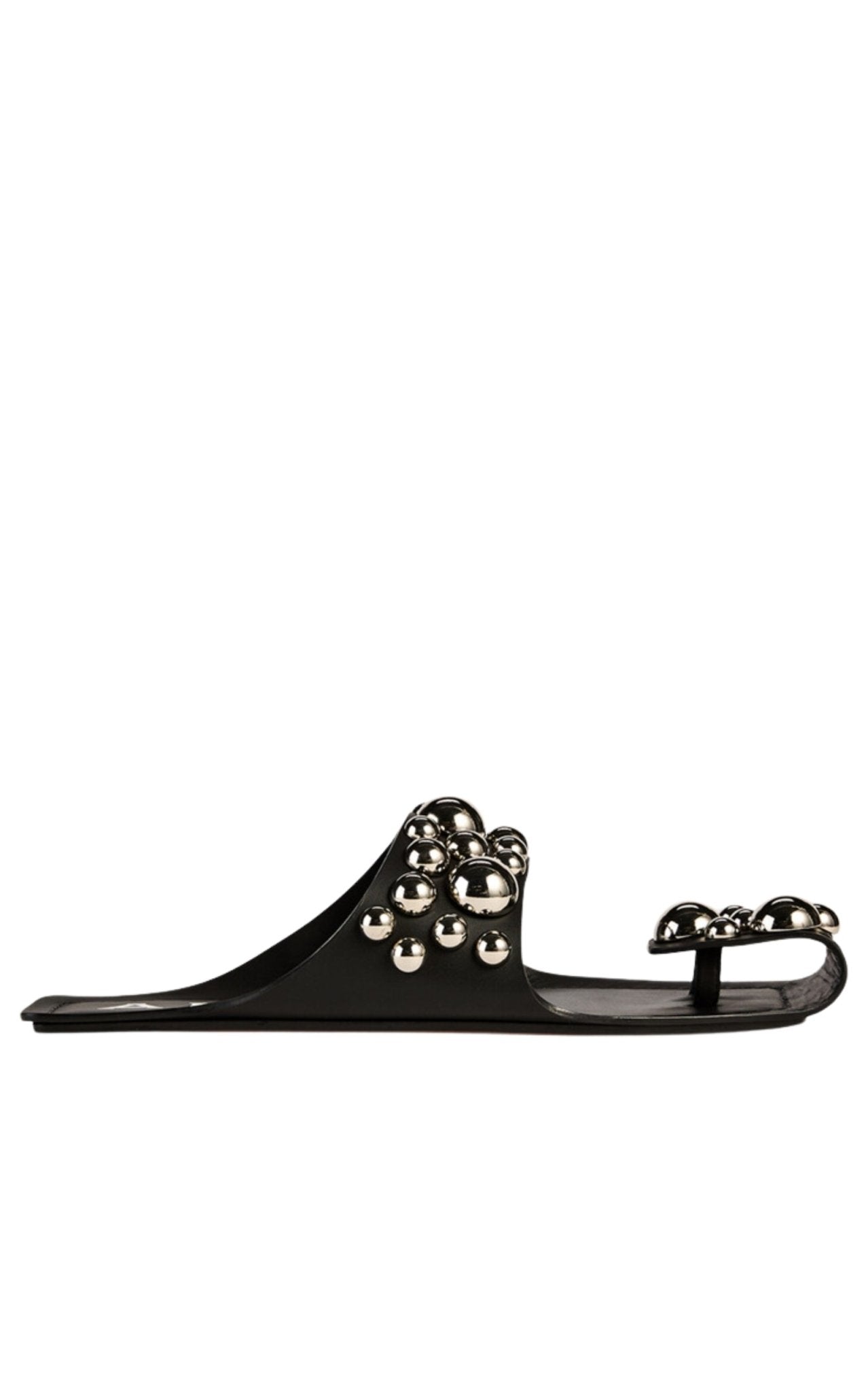 Alaïa Folded Embellished Leather Sandals - Runway Catalog