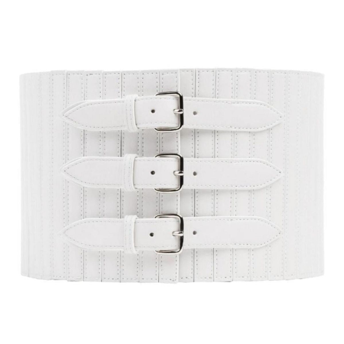 Ceinture corset extensible côtelée Alaïa - Catalogue défilé