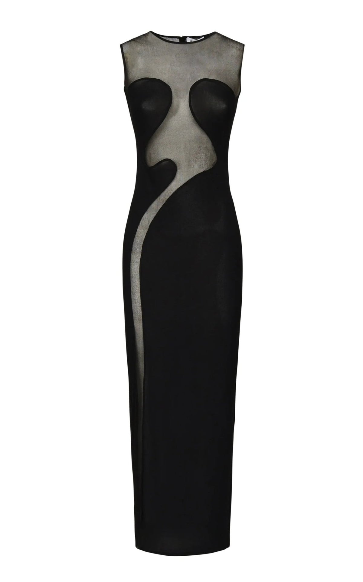 Alaïa Silk-Trimmed Stretch-Knit Maxi Dress - Runway Catalog