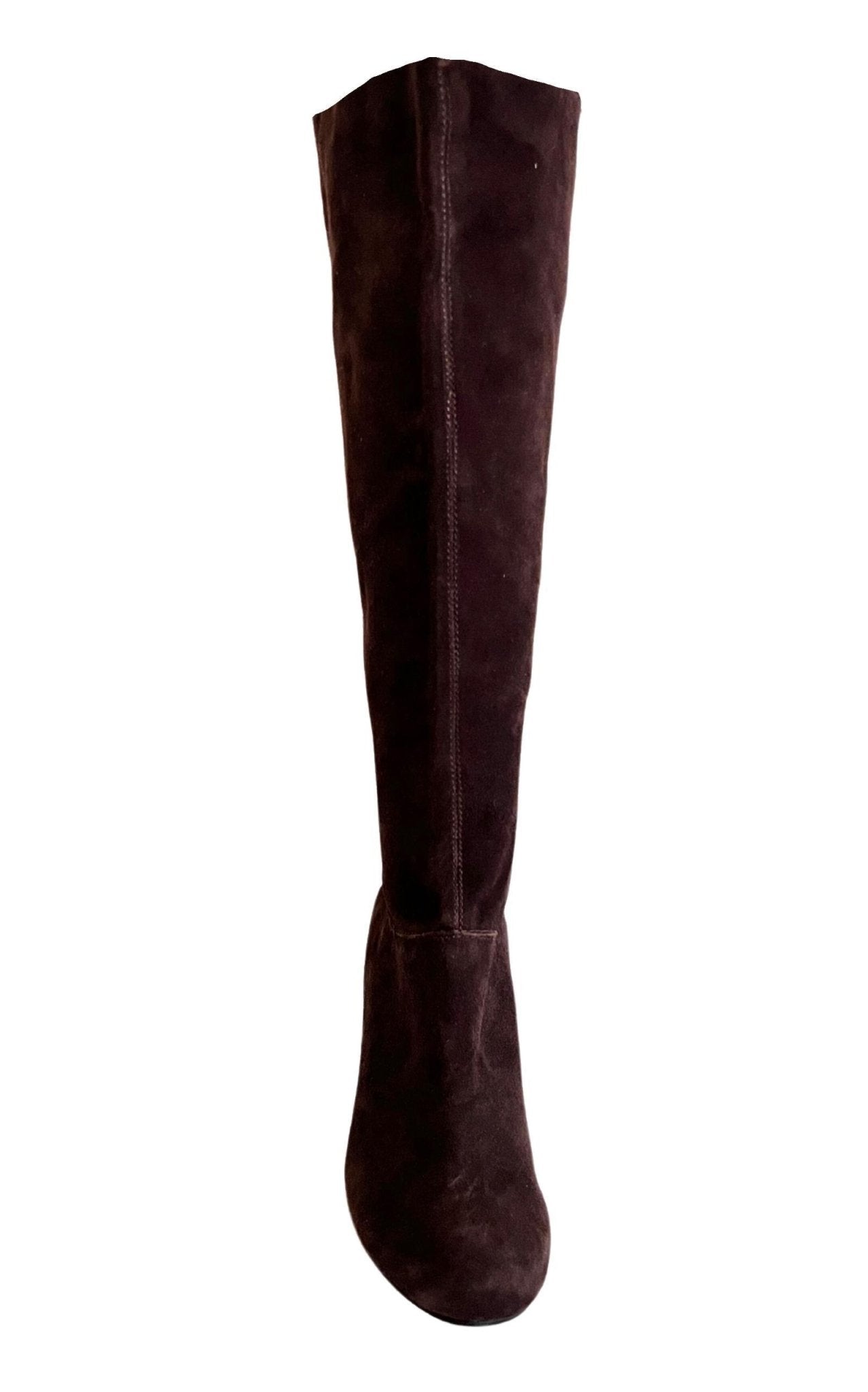ALDO Knee High Brown Suede Boots - Runway Catalog