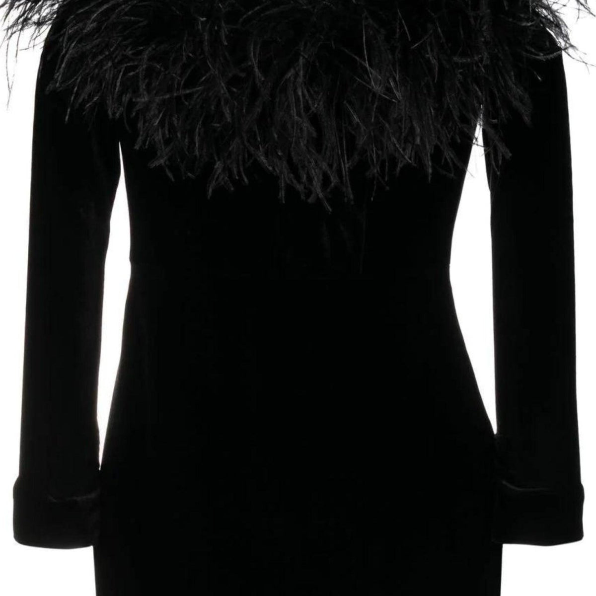 velvet feather long sleeve cocktail party mini dresses Amazon.com: ensswliz Women Feather Trim Bodycon Dress Long Sleeve Crew Neck Feather Hem Mini Dress Stretch Velvet Cocktail Party Dress (Black, S) : Clothing, Shoes & Jewelry