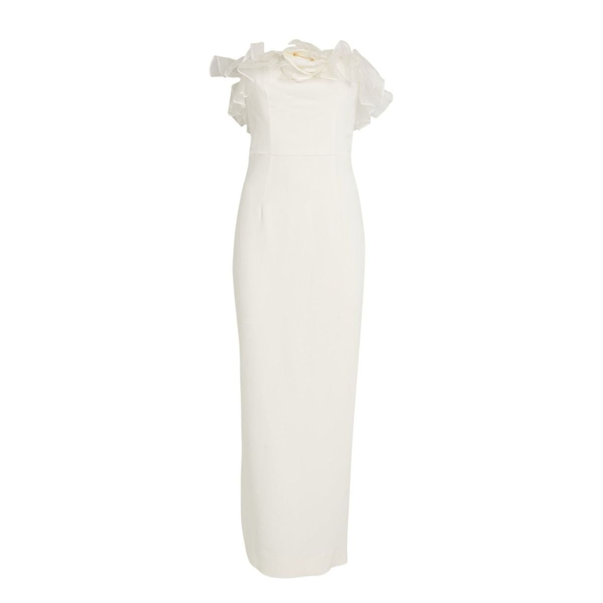 Alessandra Rich Organza - Trim Maxi Dress - Runway Catalog