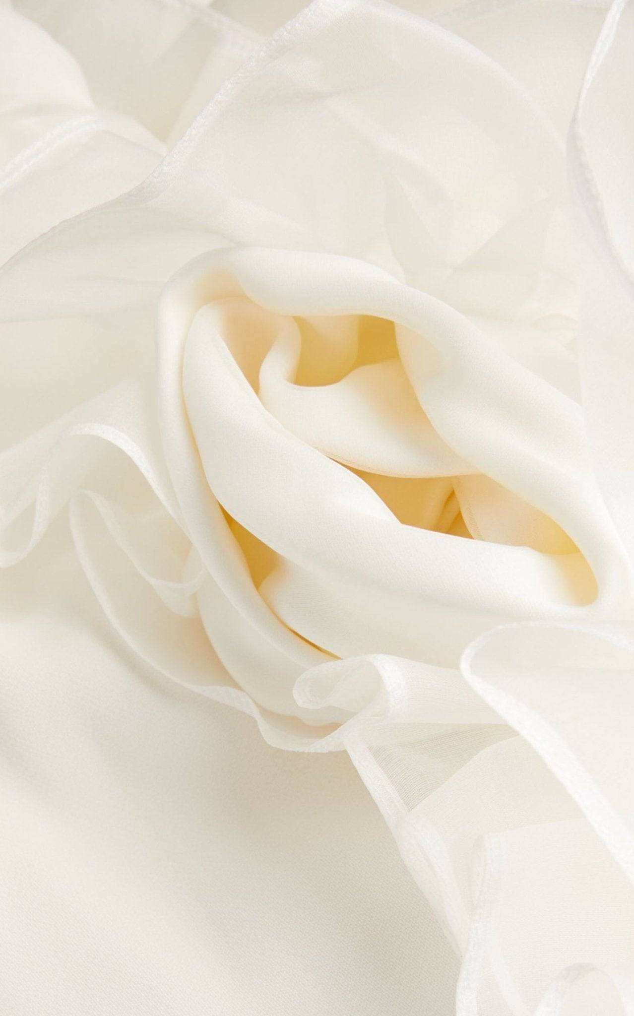 Alessandra Rich Organza - Trim Maxi Dress - Runway Catalog