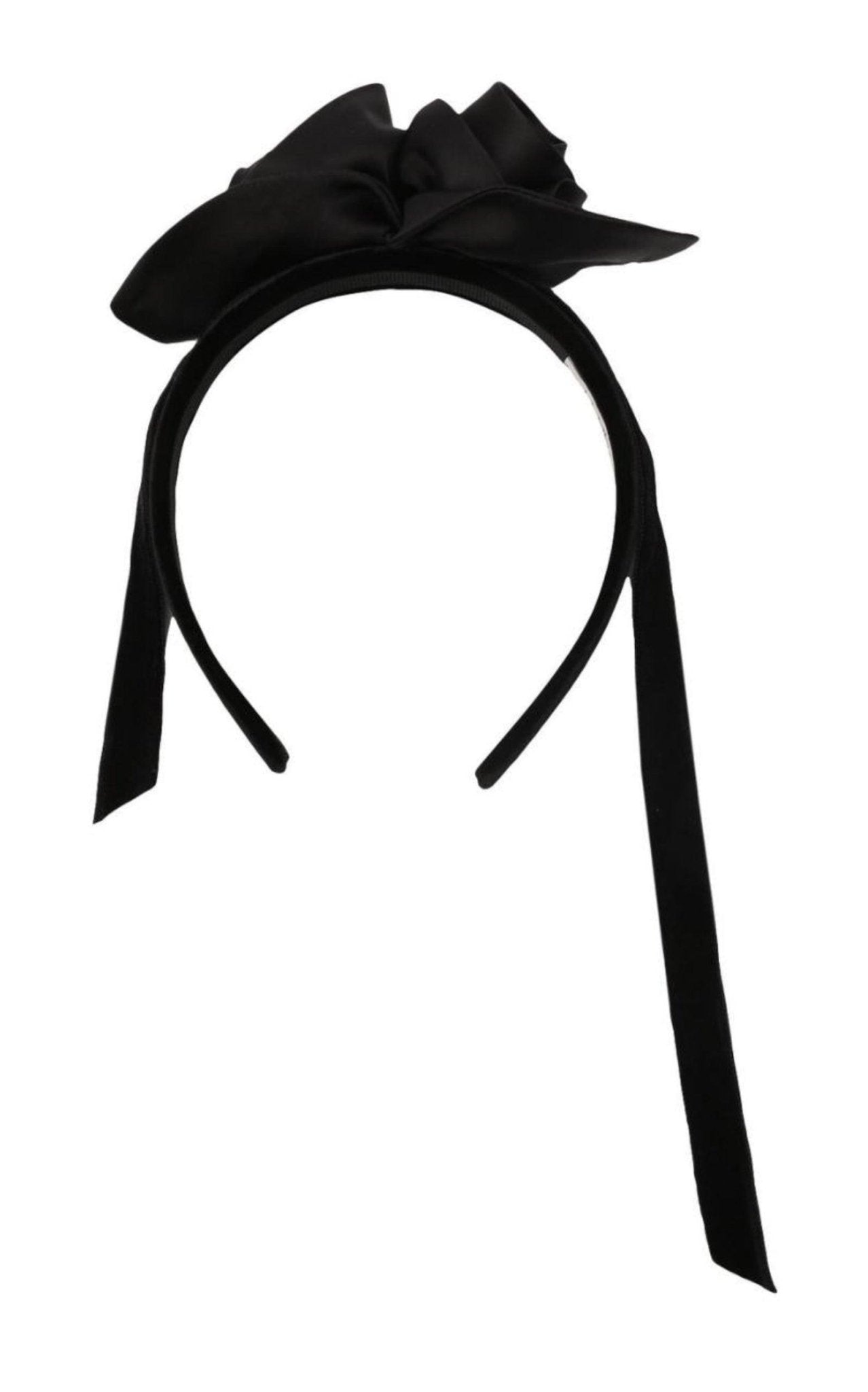 Alessandra Rich Stirnband mit Rosenapplikation – Laufsteg-Katalog