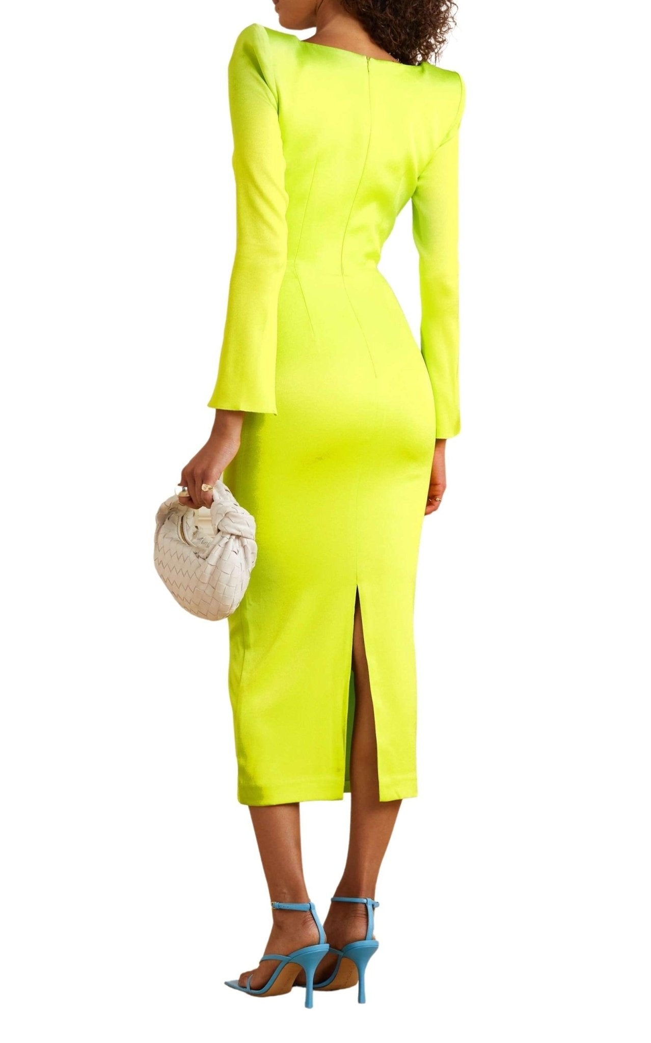 Alex Perry Manor Strong - Shoulder Midi Dress - Runway Catalog