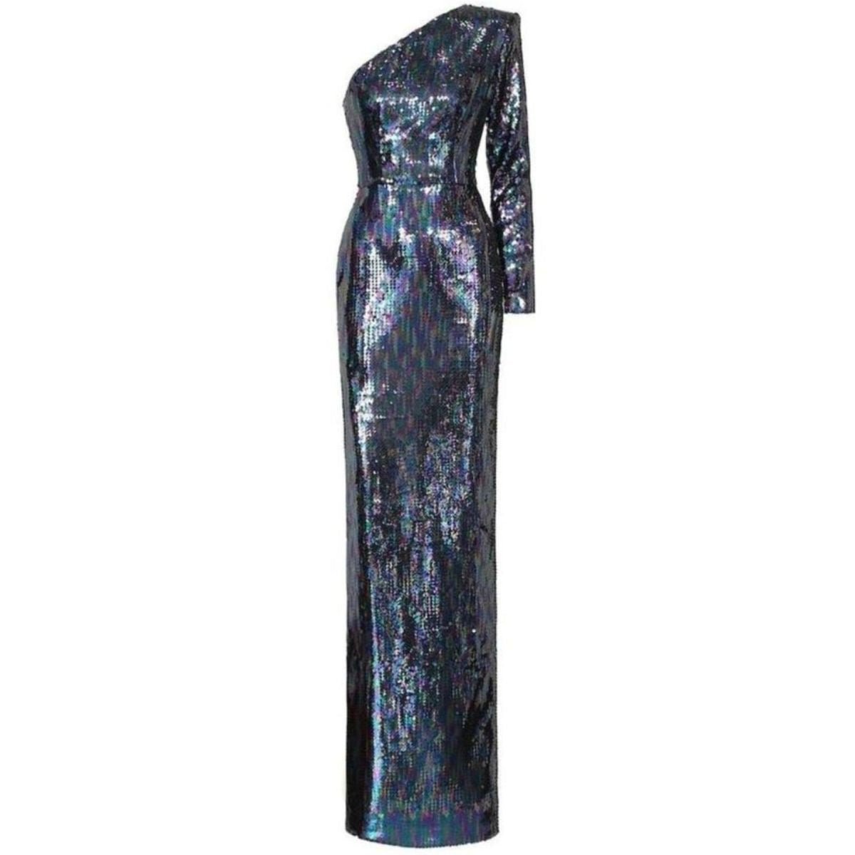 Alex Perry Tallon Sequin One Sleeve Gown - Runway Catalog