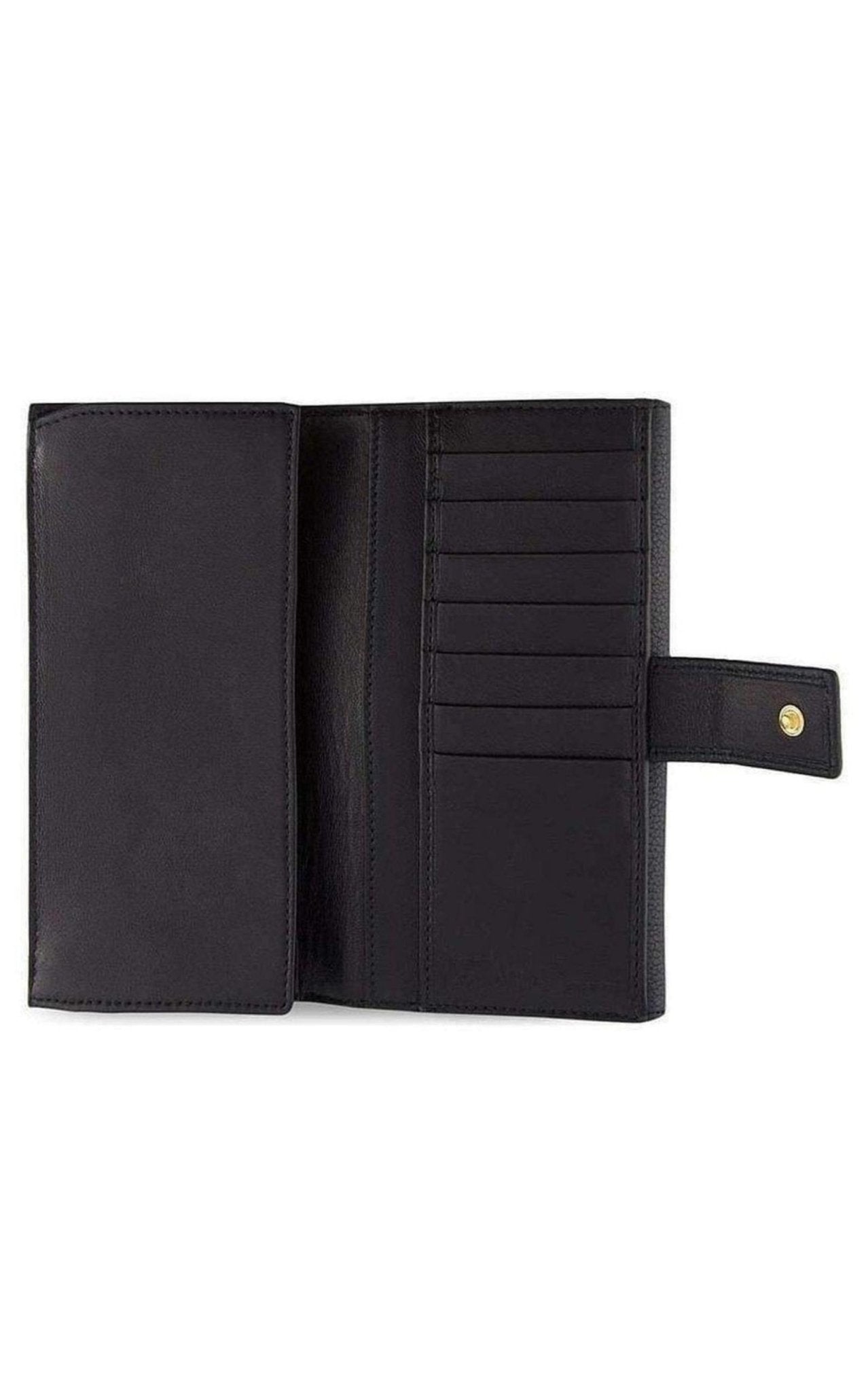 Alexander McQueen Continental Scull Leather Wallet - Runway Catalog