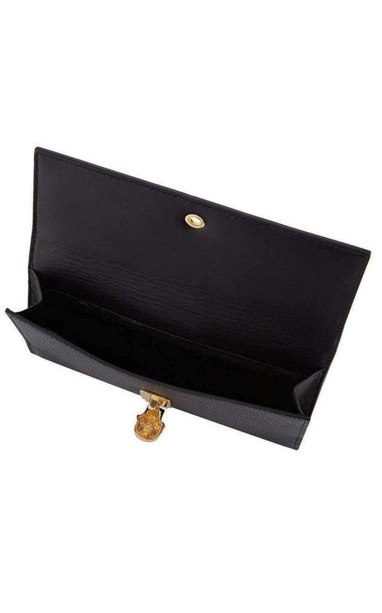 Alexander McQueen Continental Scull Leather Wallet - Runway Catalog