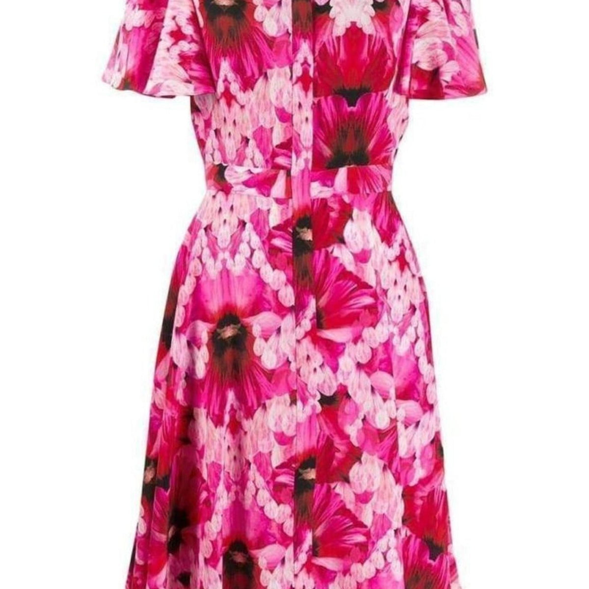 Alexander McQueen Flower Print Silk Tea Dress – Runway Catalog