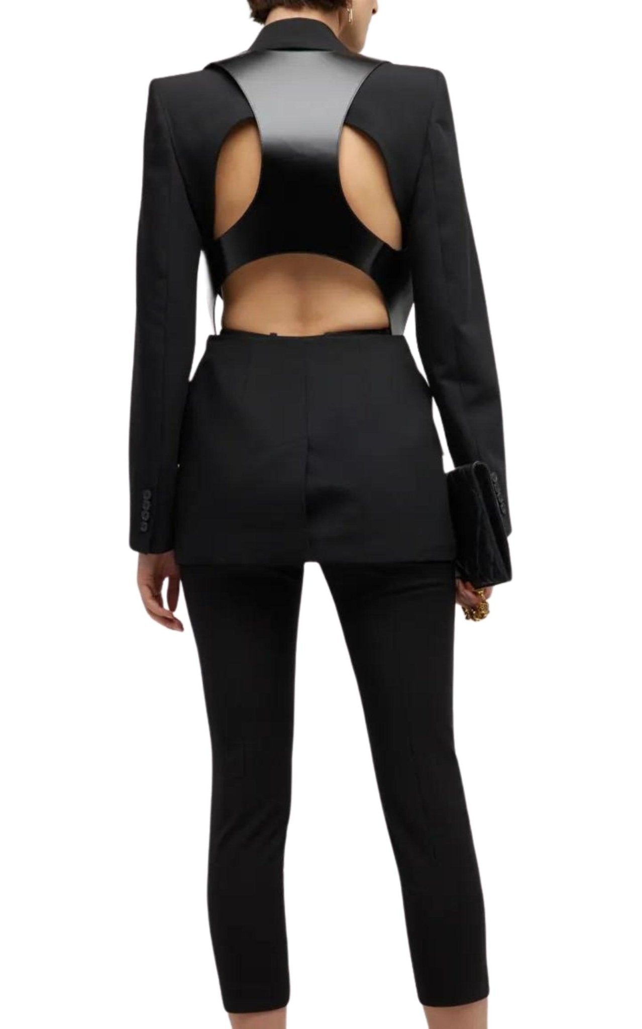 Alexander McQueen Single - Breasted Slashed Blazer - Runway Catalog