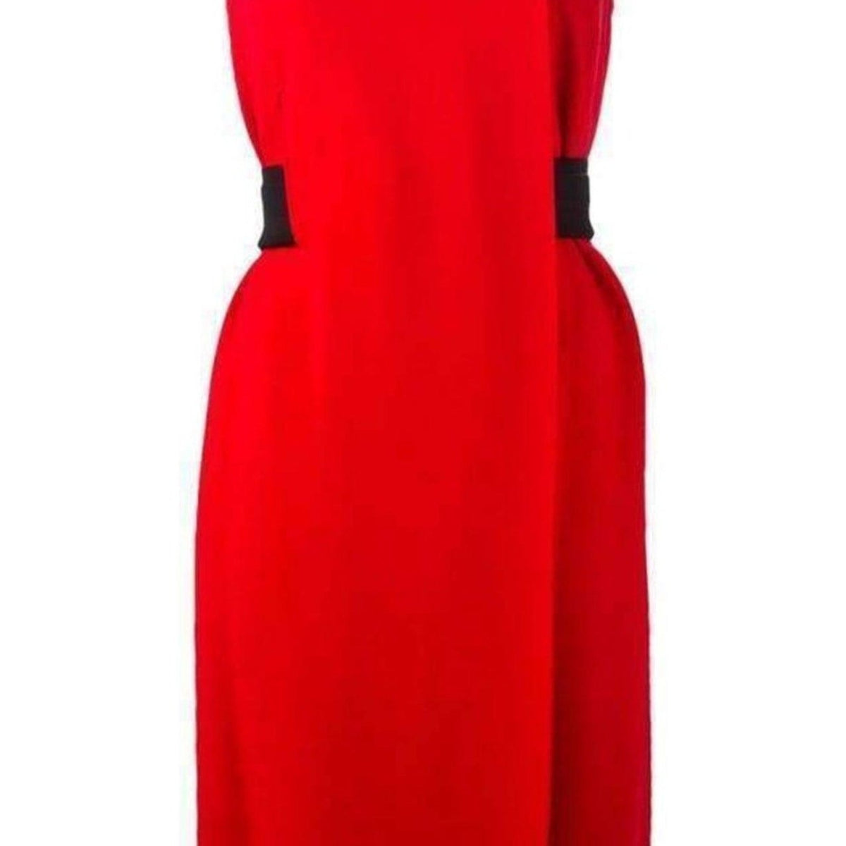 Alexander Wang Belt Detail Red Sheath Dress – Runway Catalog
