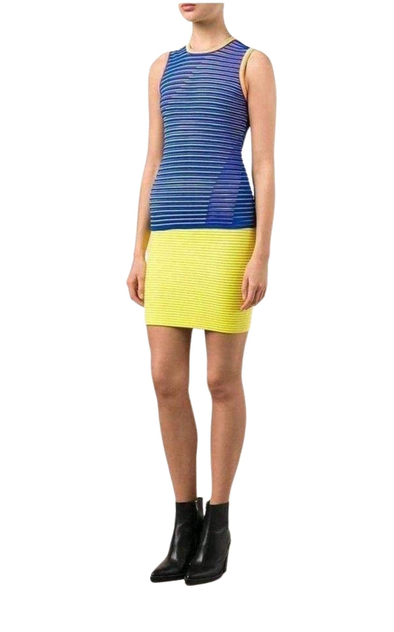 Alexander Wang Neon - Yellow Cycling Pencil Skirt - Runway Catalog