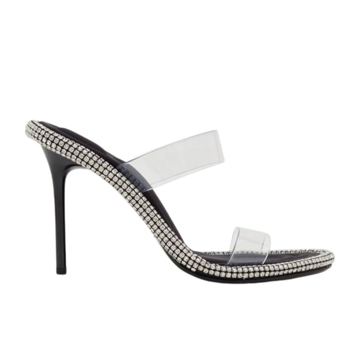 Alexander Wang Nova Crystal Mule Heels - Runway Catalog