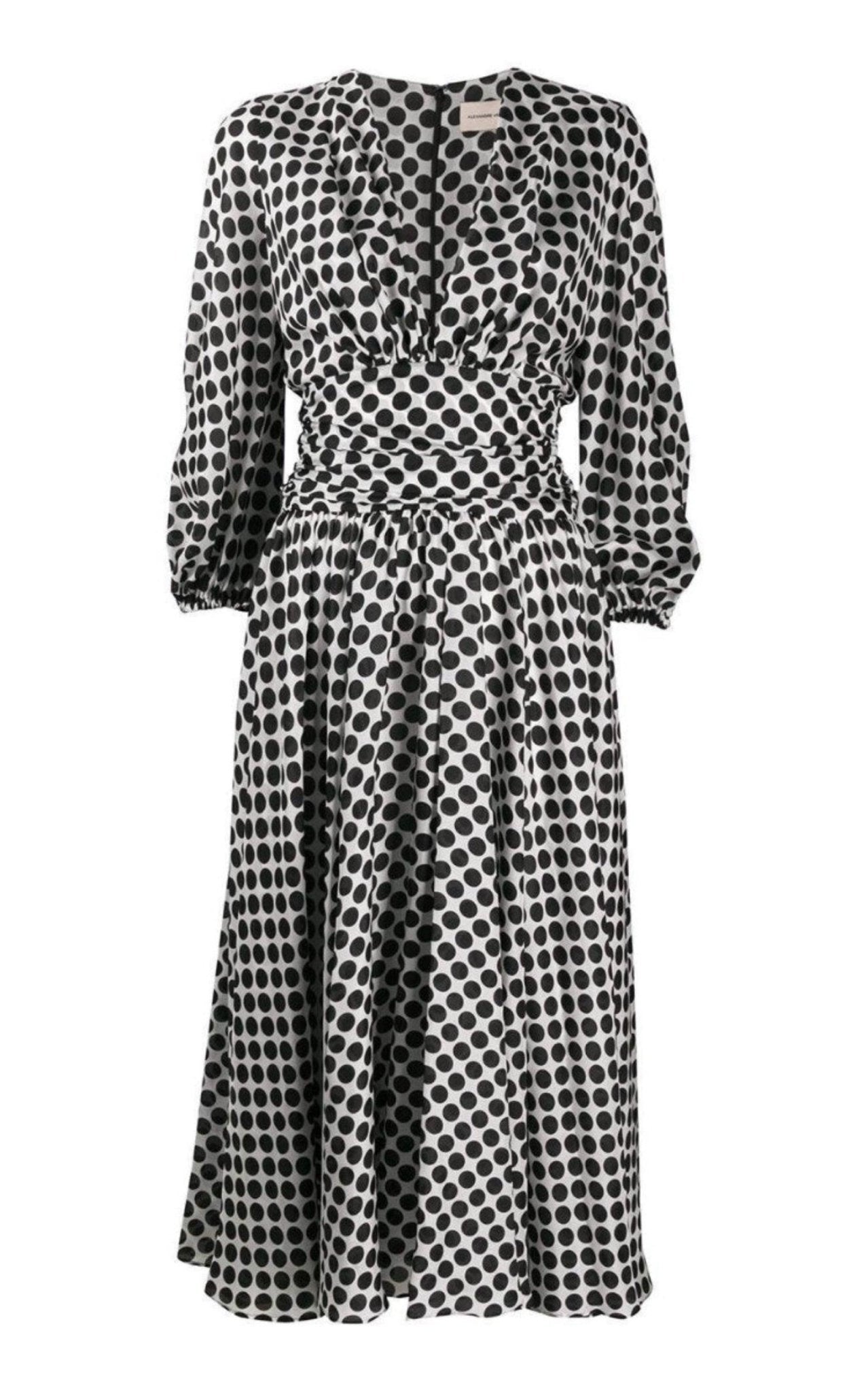 Alexandre Vauthier Polka - dot Print Midi Dress - Runway Catalog
