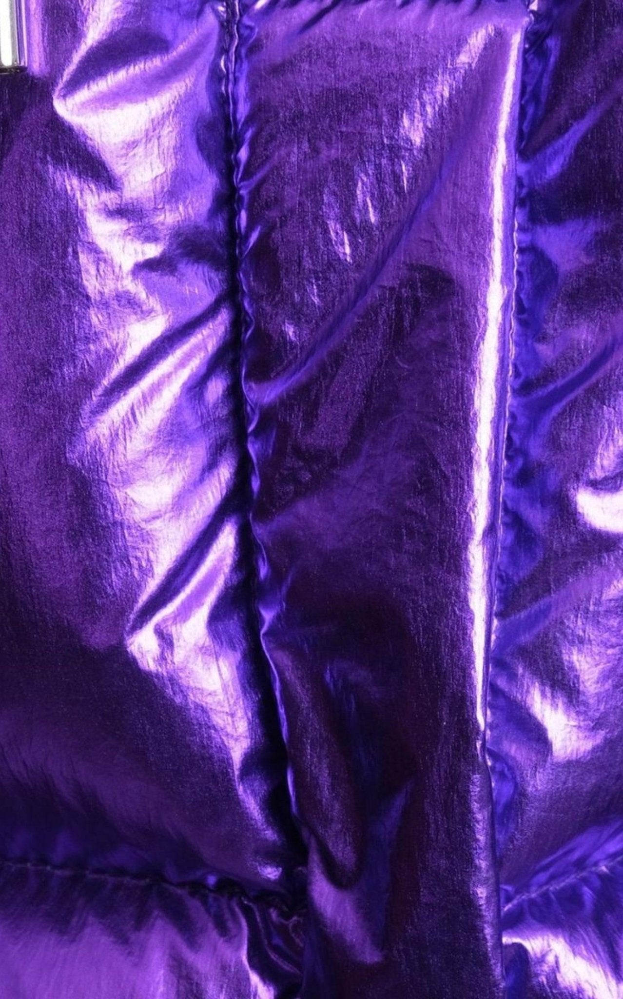 Doudoune métallisée Viola Alexandre Vauthier en polyamide brillant - Catalogue défilé