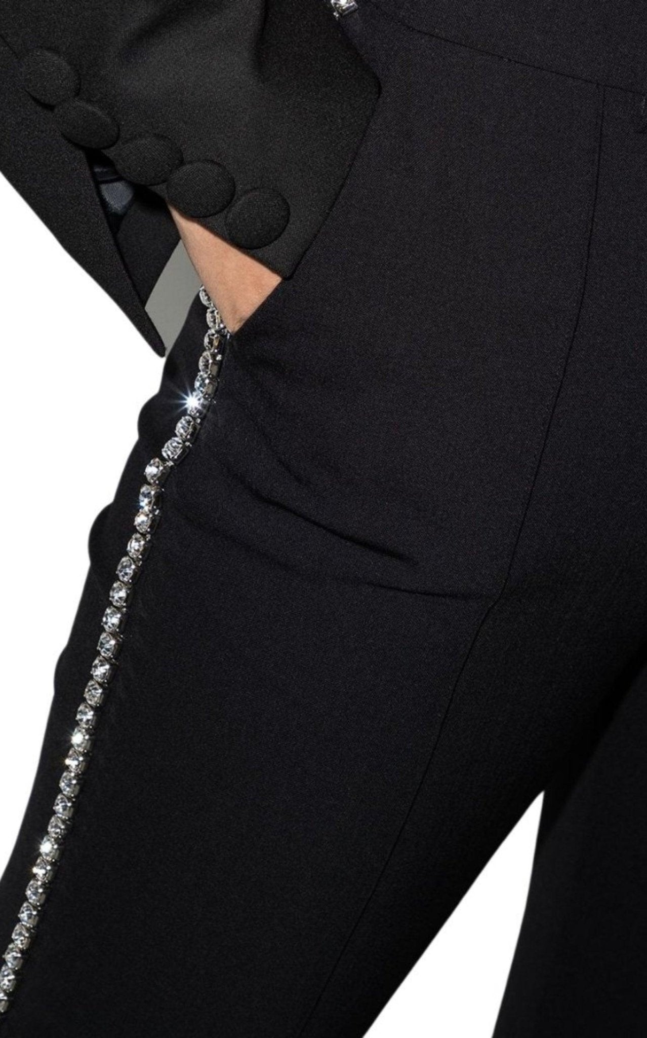 Area Fitted Jeweled Pants – Laufsteg-Katalog