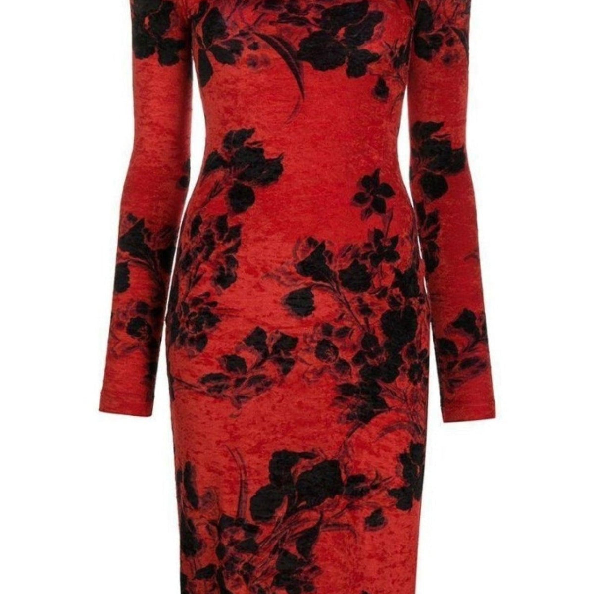 Balenciaga Floral-Print Turtleneck Dress – Runway Catalog