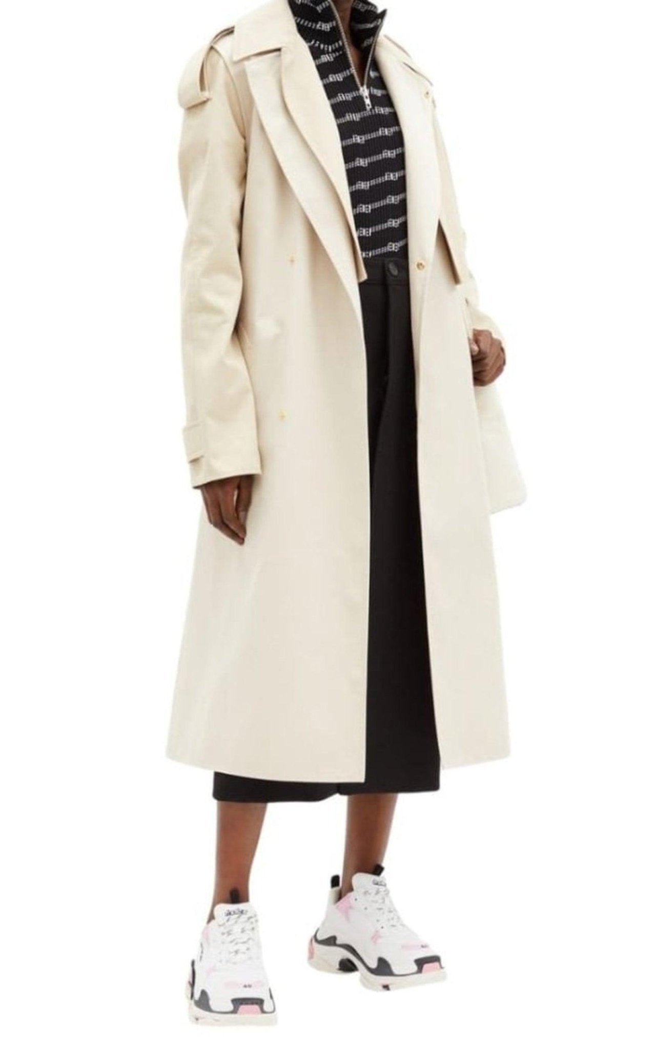 Balenciaga Triple S leather and Mesh Sneakers - Runway Catalog