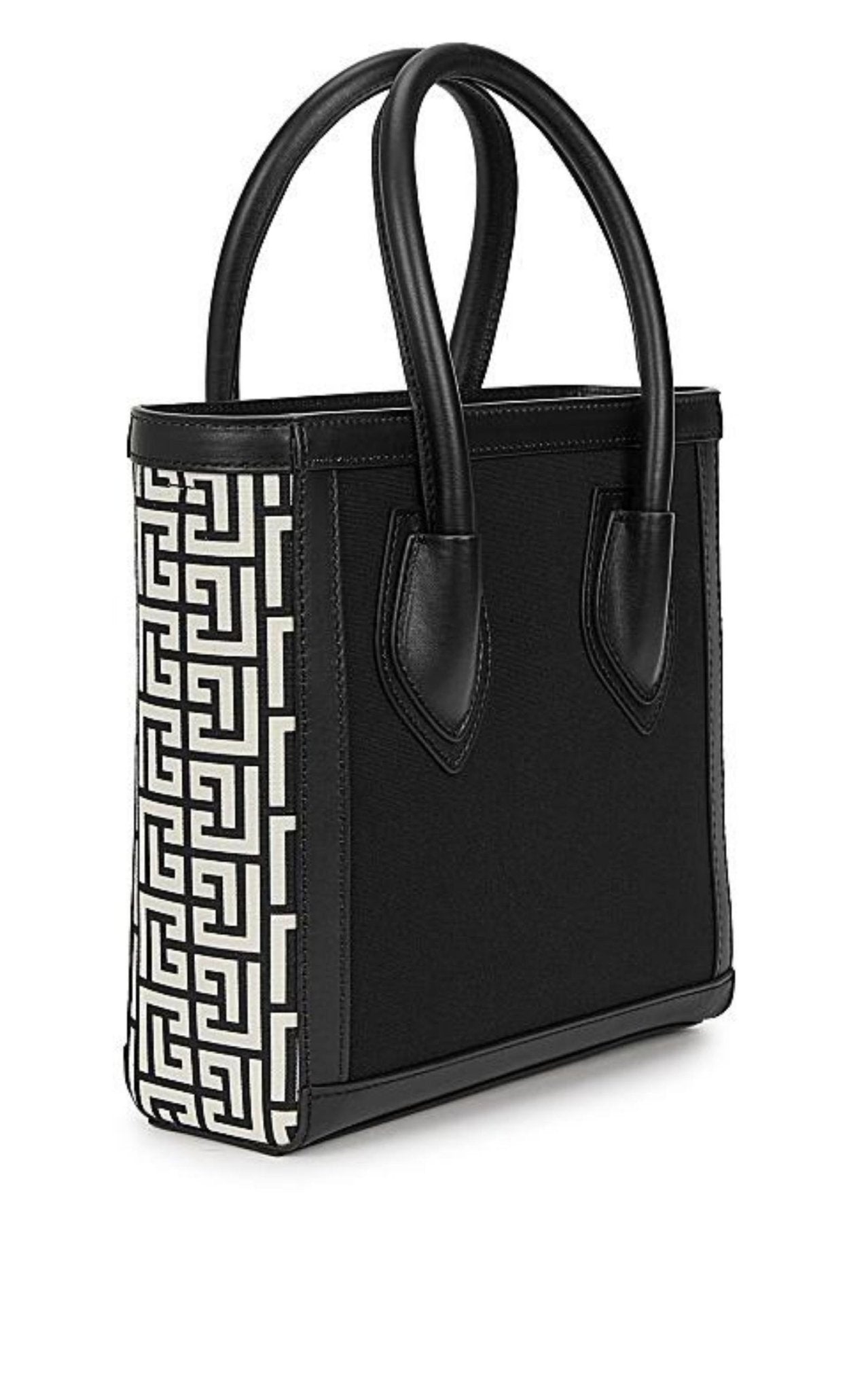 Balmain B - Army 24 Panelled Canvas Tote - Runway Catalog