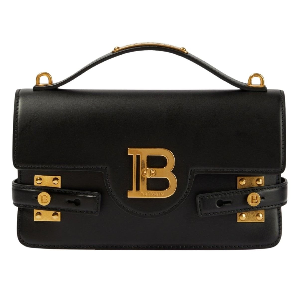 Balmain B - Sac à bandoulière en cuir Buzz 24 - Catalogue défilé