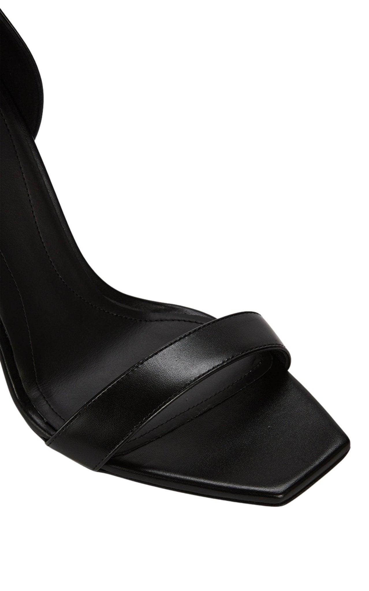 Balmain Black Leather Uma Sandals - Runway Catalog