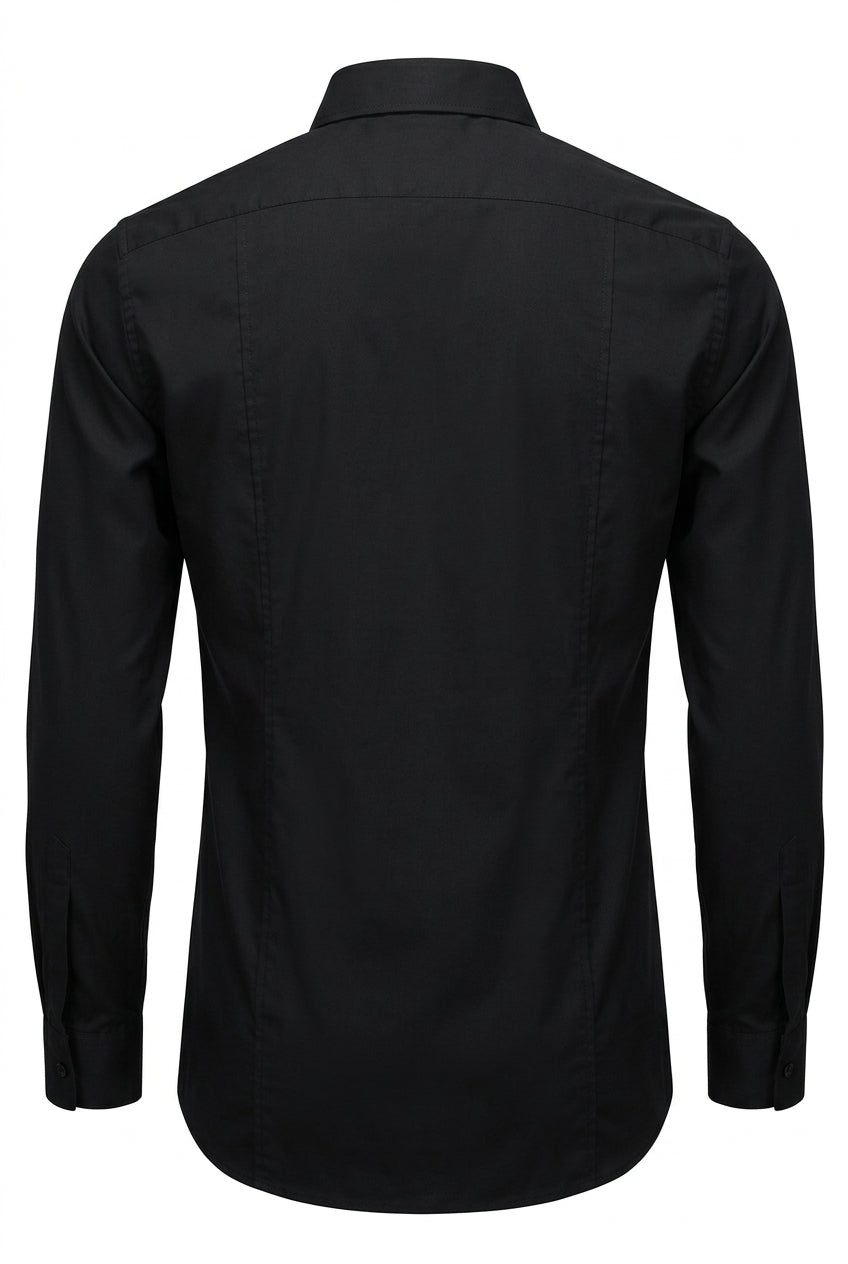 Balmain Black Shirt Double - breasted Jacket - Runway Catalog