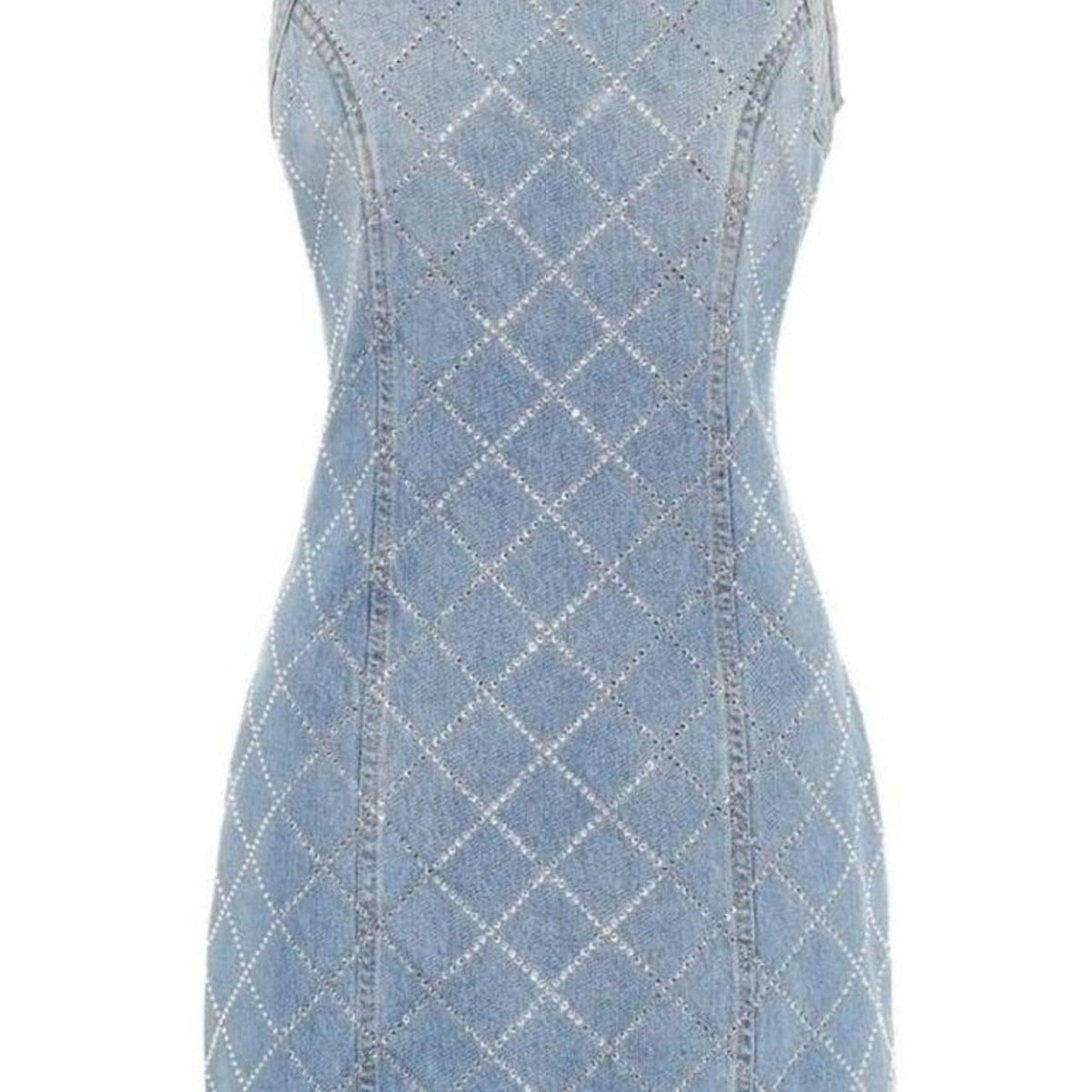 Balmain Embellished Denim Mini Dress – Runway Catalog