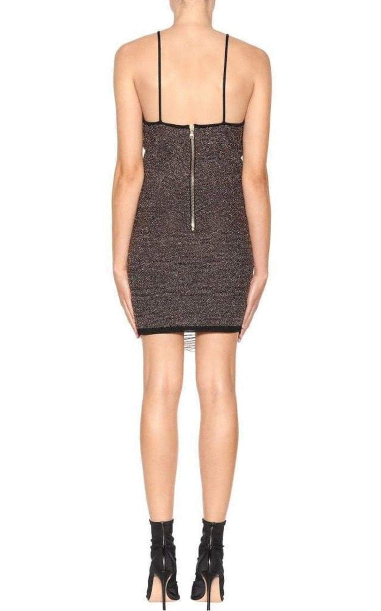 Balmain Fitted Fringe Dress - Runway Catalog