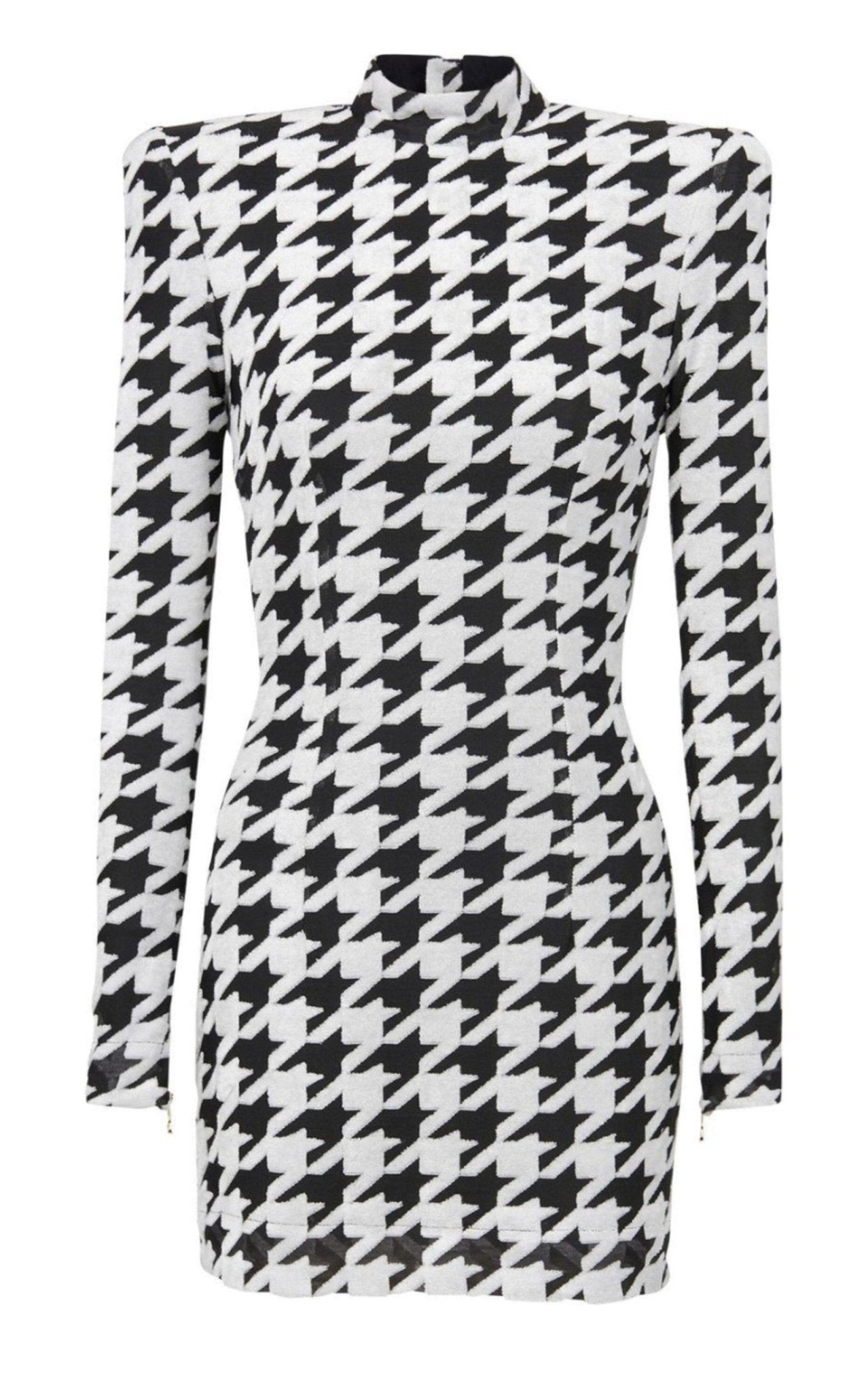 Balmain Patterned Mini Dress - Runway Catalog
