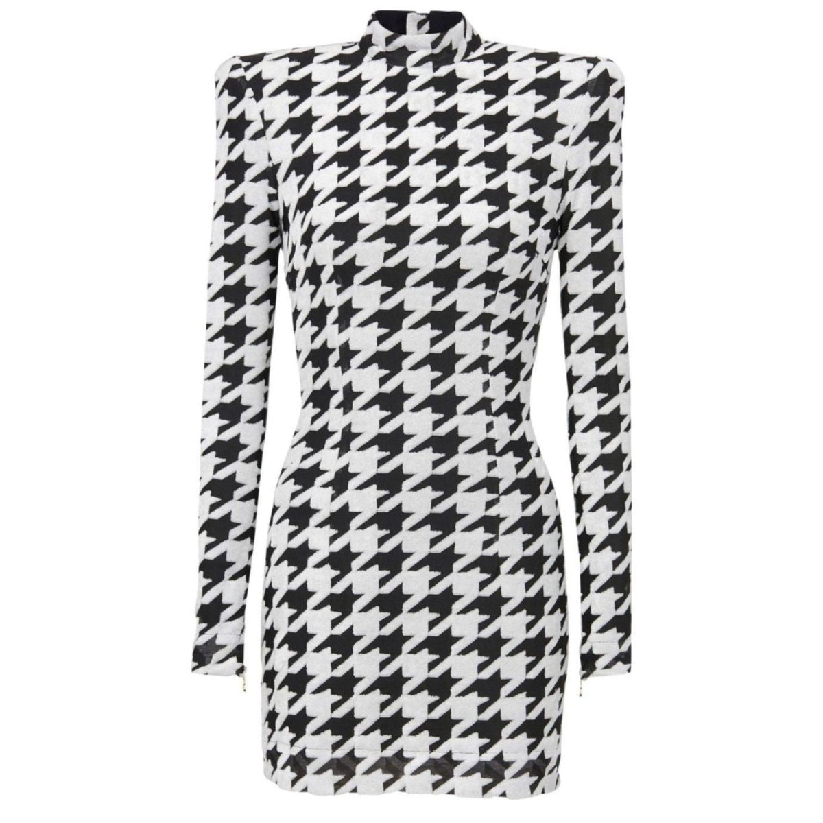 Balmain Patterned Mini Dress - Runway Catalog