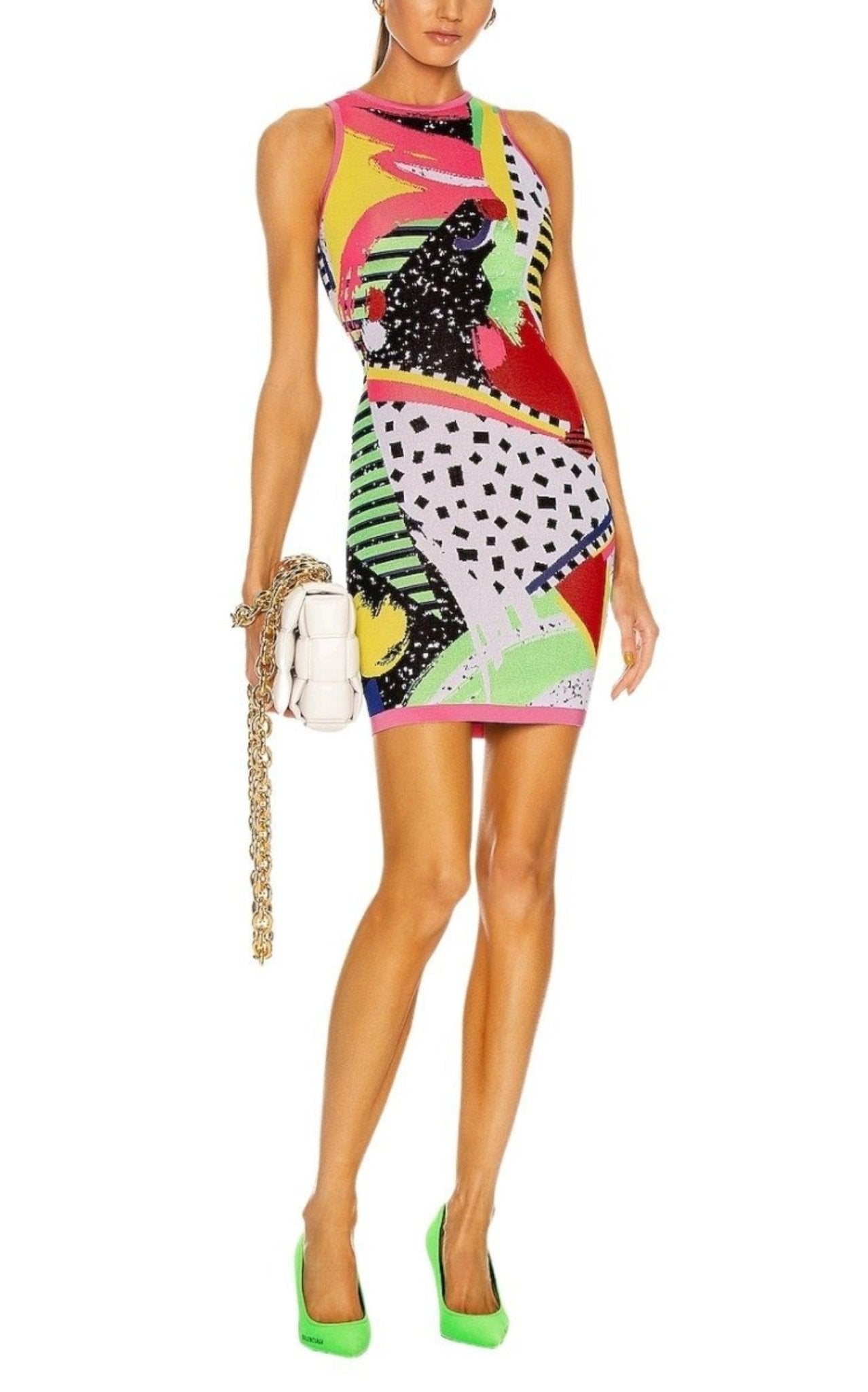 Balmain Short Sleeveless 80s Dress - Runway Catalog