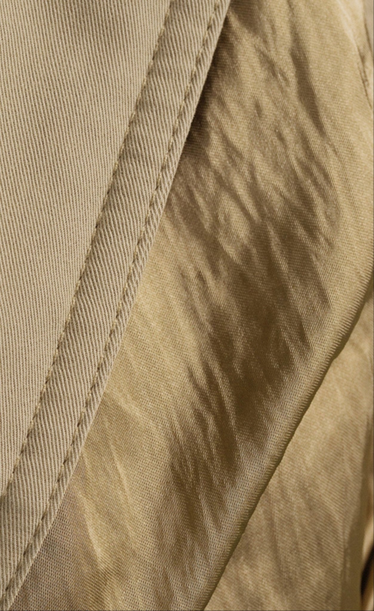Balmain cotton blend twill utility bomber jacket with cargo pockets and standing collar