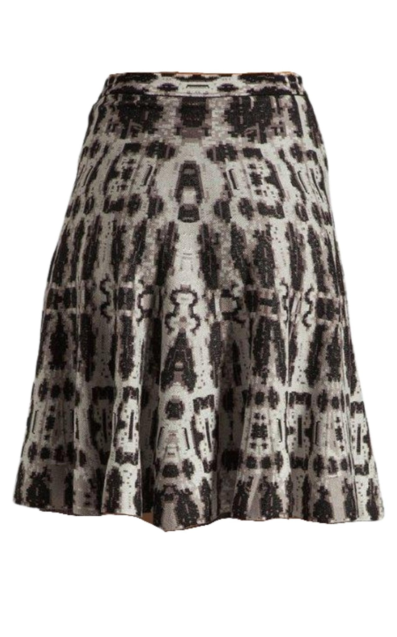 BCBGMAXAZRIA A - line Silk Blend Skirt - Runway Catalog