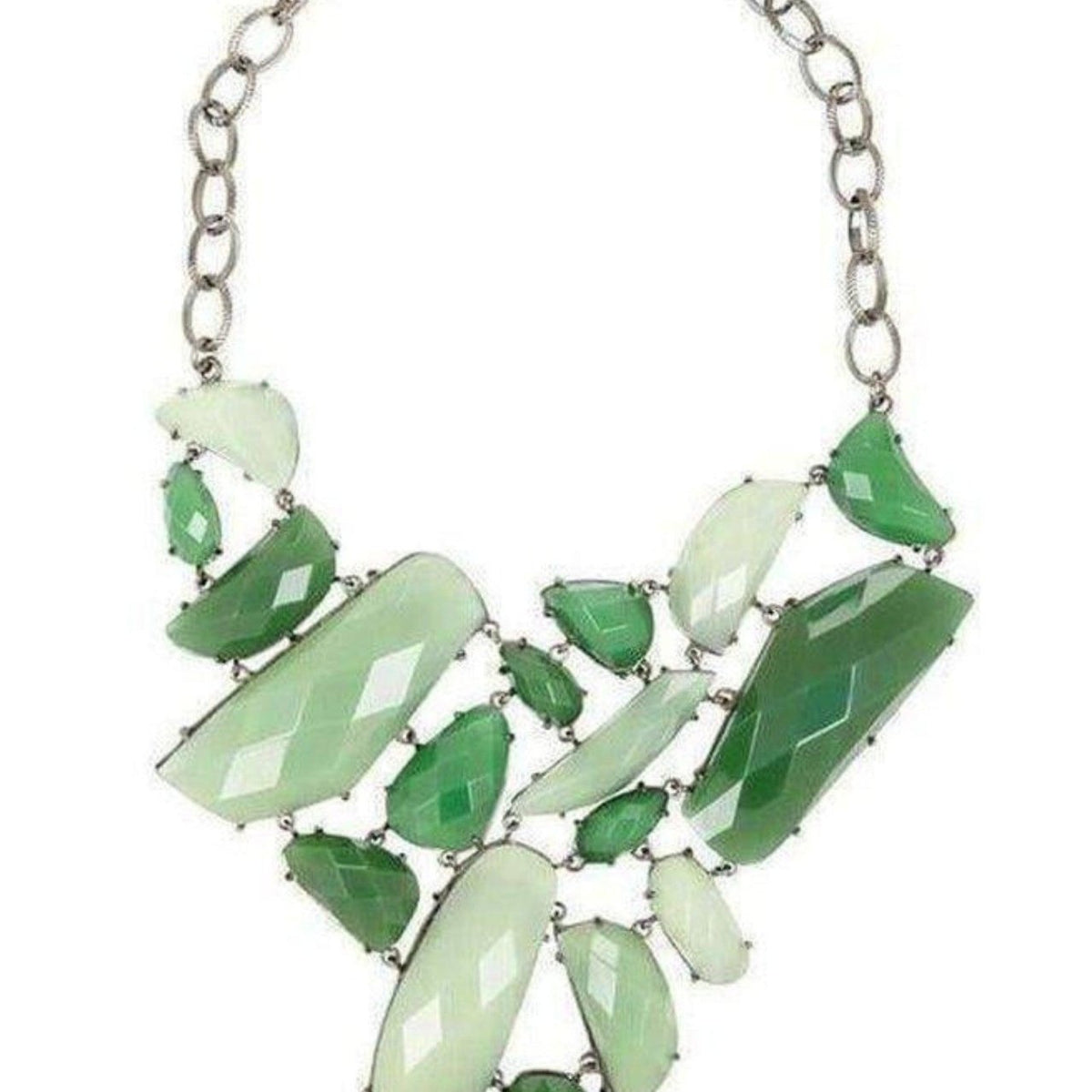 BCBGMAXAZRIA Abstract Stone Necklace
