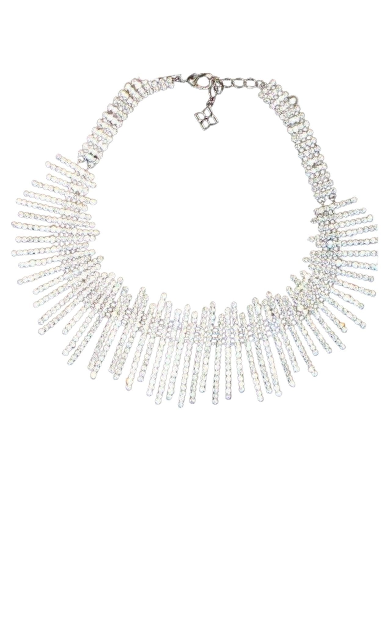 BCBGMAXAZRIA Art Deco Pave Necklace - Runway Catalog