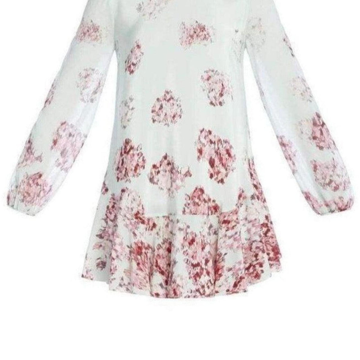 BCBGMAXAZRIA Bailee Long Sleeve Flounce Hem Dress – Runway Catalog