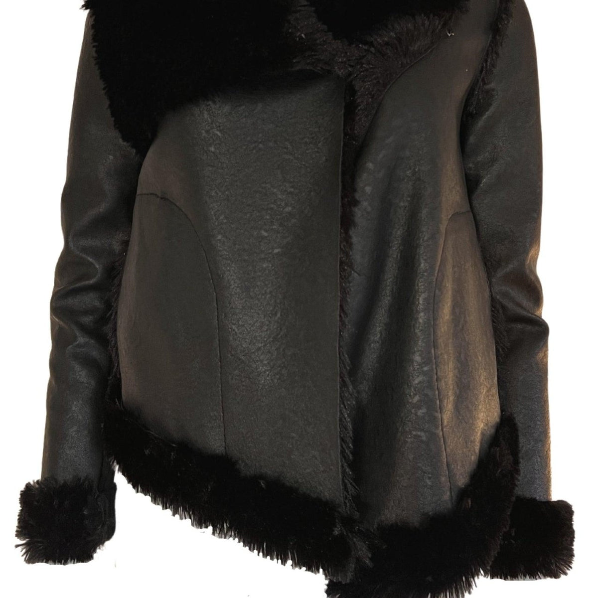 bcbg faux leather vest dress Faux bcbg leather vest dress