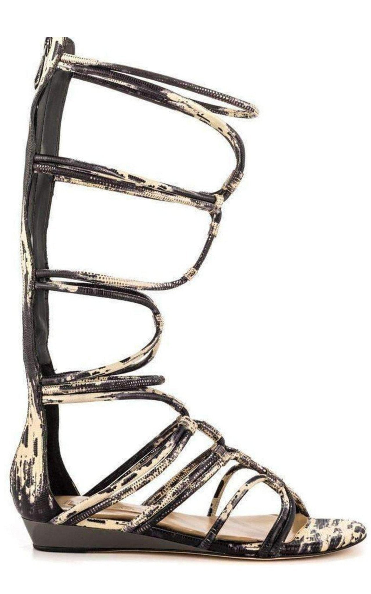 BCBGMAXAZRIA Brixton Leder-Gladiator-Sandalen – Laufsteg-Katalog