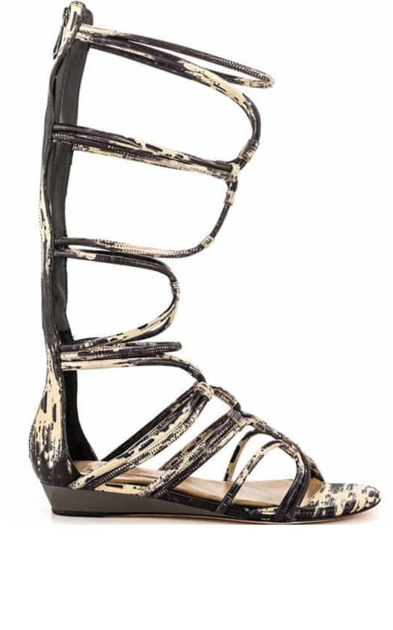 BCBGMAXAZRIA Brixton Leder-Gladiator-Sandalen – Laufsteg-Katalog