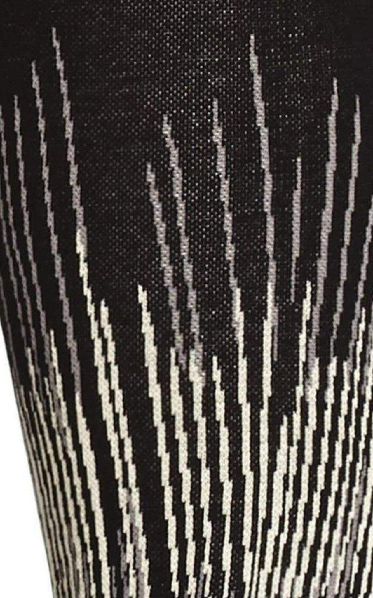 BCBGMAXAZRIA Cameron Electric Strokes Jacquard Silk Blend Legging - Runway Catalog