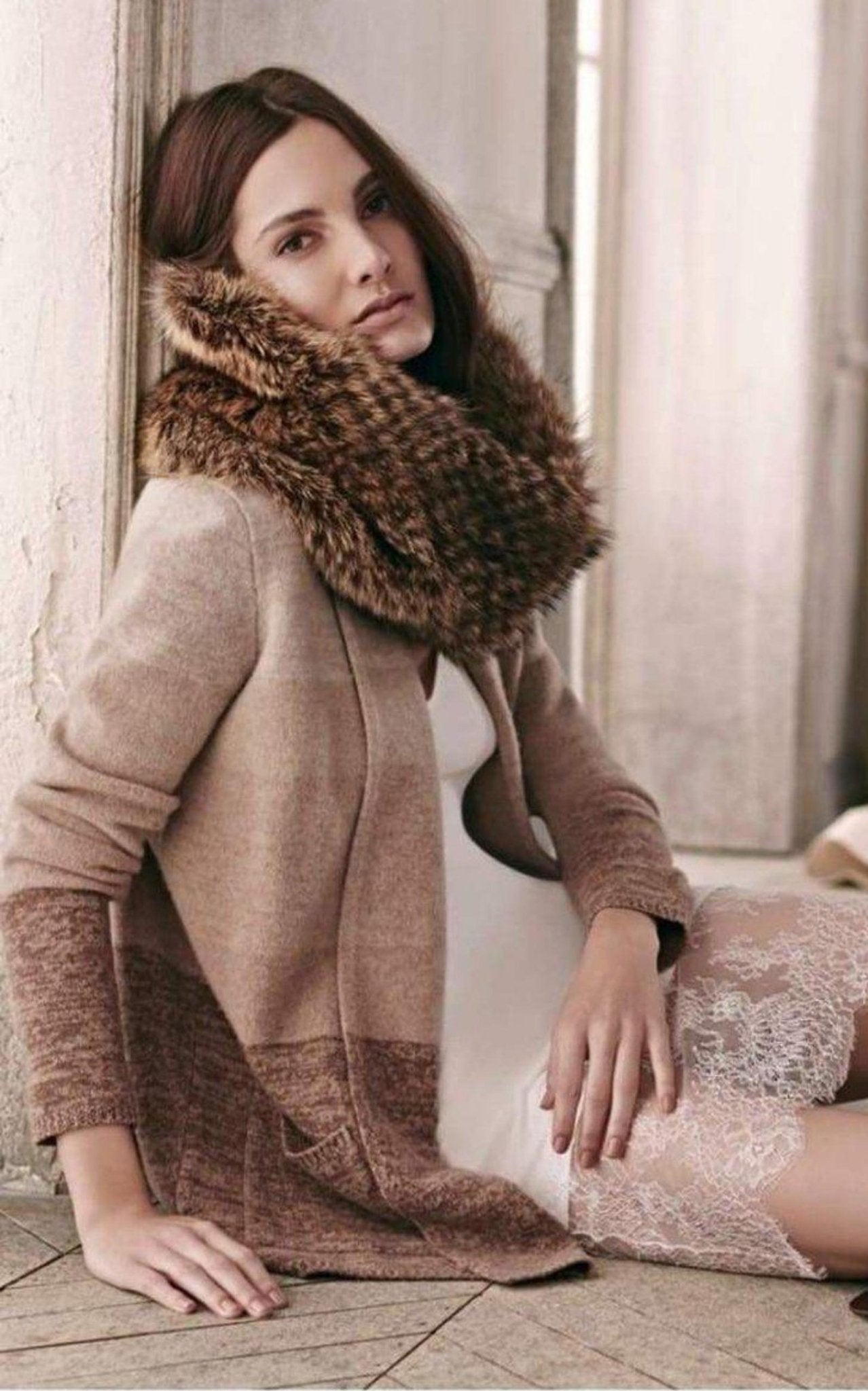 BCBGMAXAZRIA Cashmere Ginata Ombre Shawl Collar Cashmere Blend Cardigan - Runway Catalog