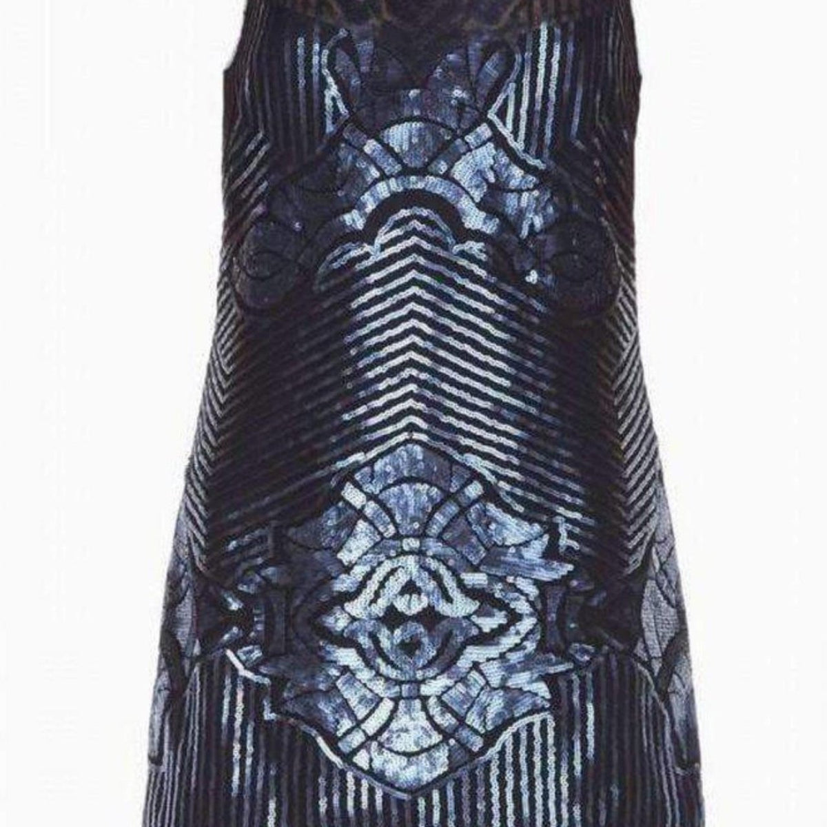 bcbg blue sequin dress BCBGMAXAZRIA Silk Tiered Mini Dress 2 Royal Blue Sequin Paillette Babydoll  Party