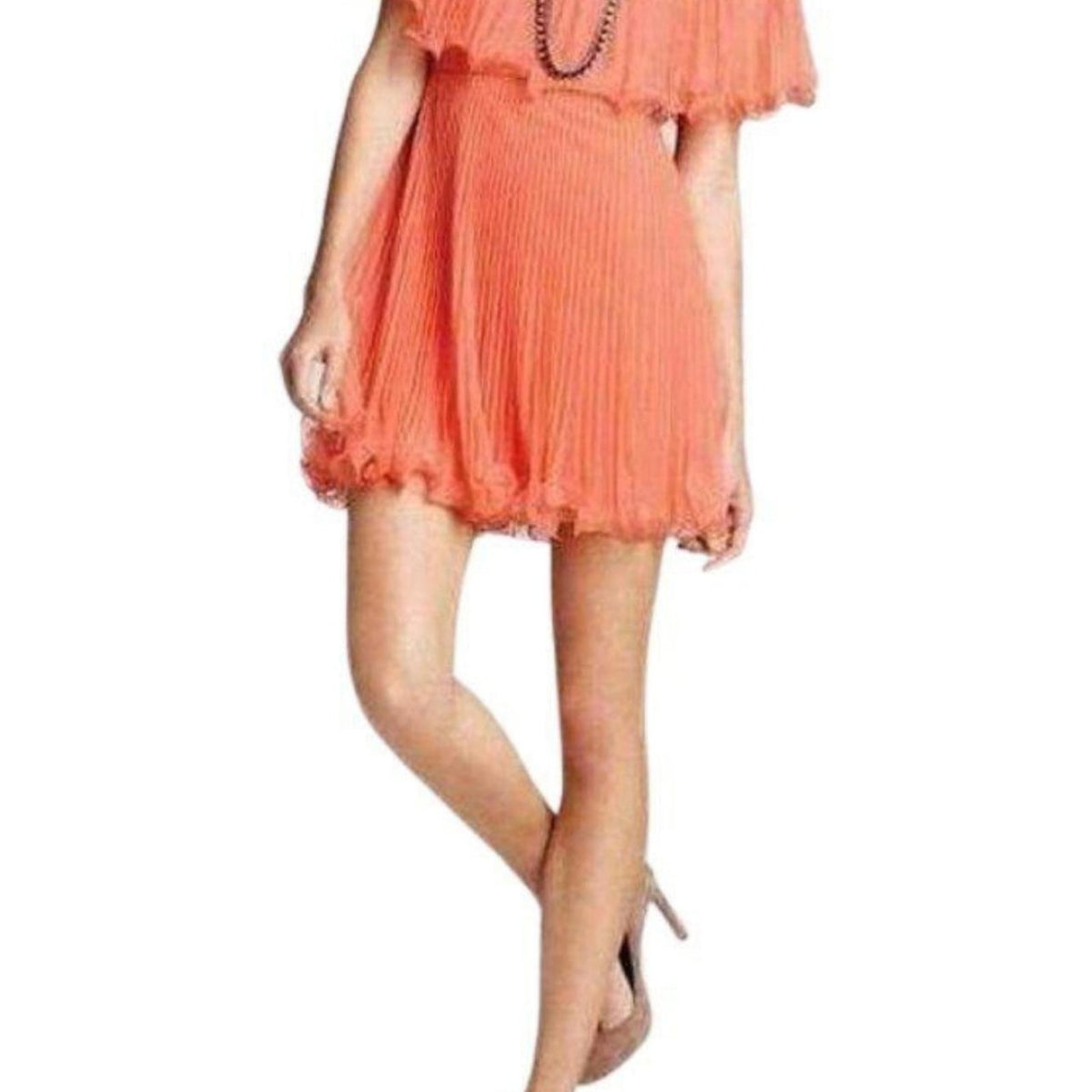 BCBGMAXAZRIA Galia Shalom Sunburst Pleated Dress – Runway Catalog