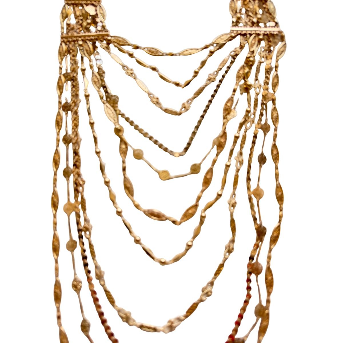 BCBGMAXAZRIA Gold Layered Necklace