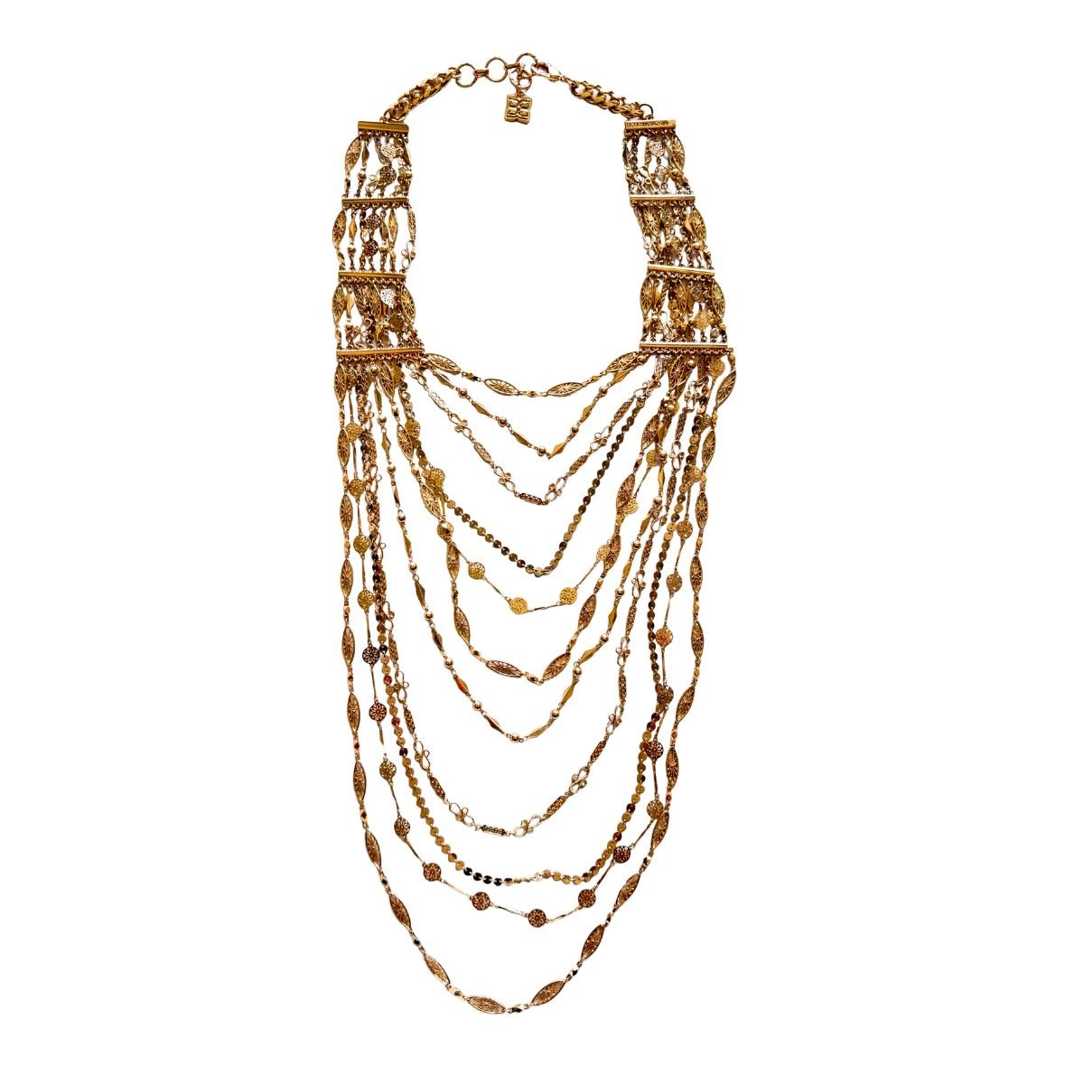 BCBGMAXAZRIA Gold Layered Necklace