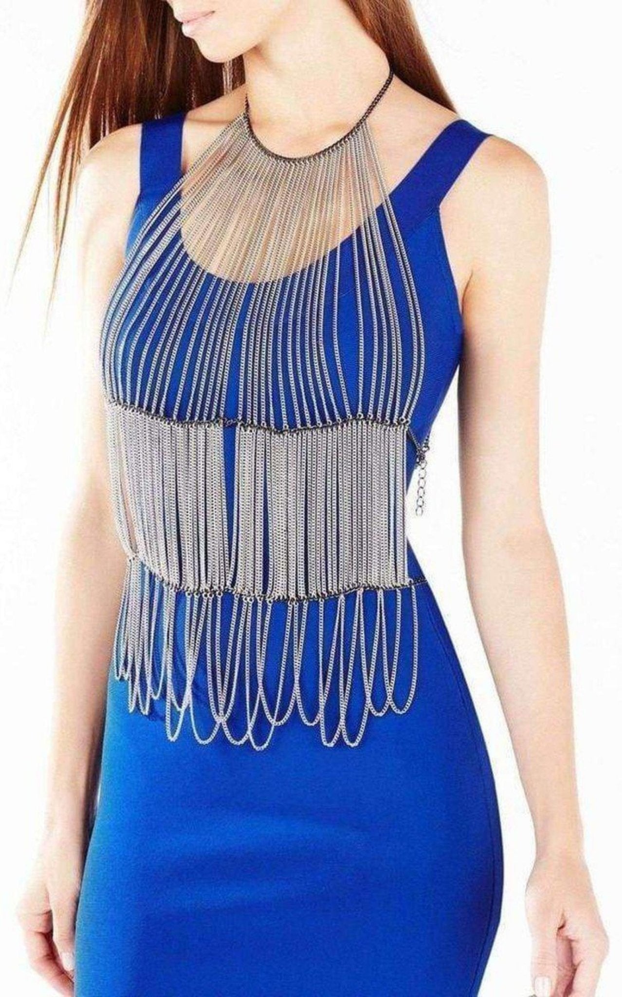 BCBGMAXAZRIA Halter Body Chain - Runway Catalog