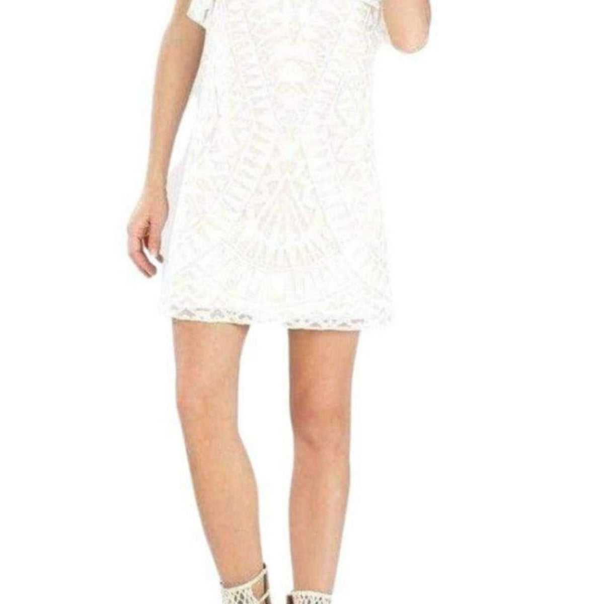 BCBGMAXAZRIA Jenni Ruffle-Shoulder Racerback Dress – Runway Catalog